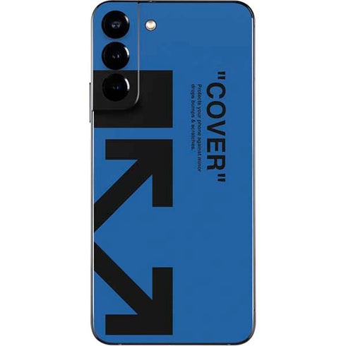 Black and Blue Arrows Galaxy S22 Plus Skin